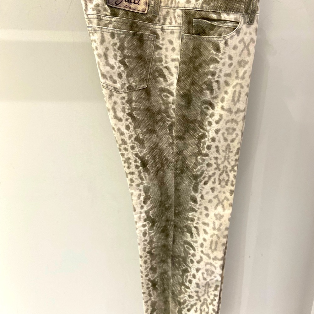 Gucci python print jeans